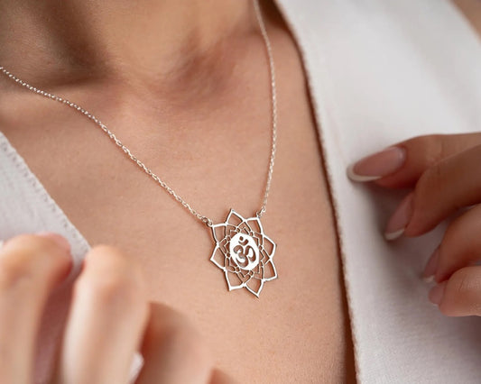 Om 925 Silver Necklace