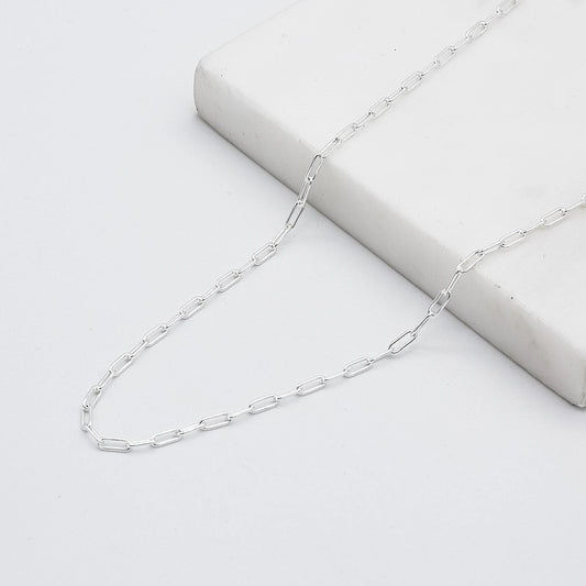 Paperclip 925 Silver Chain