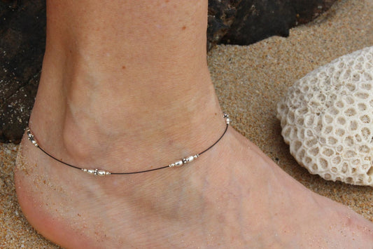 Wire 925 Silver Anklet