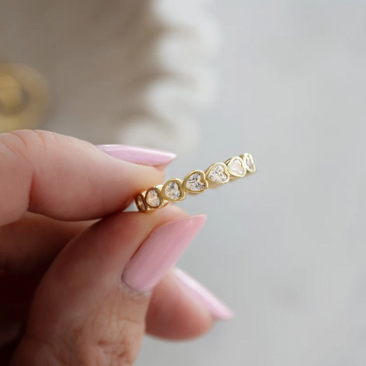 Heart 925 Eternity Band