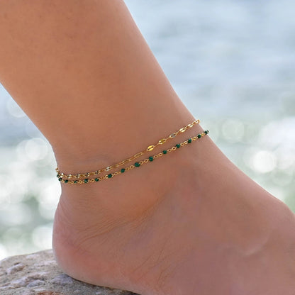 Boho 925 Silver Anklet