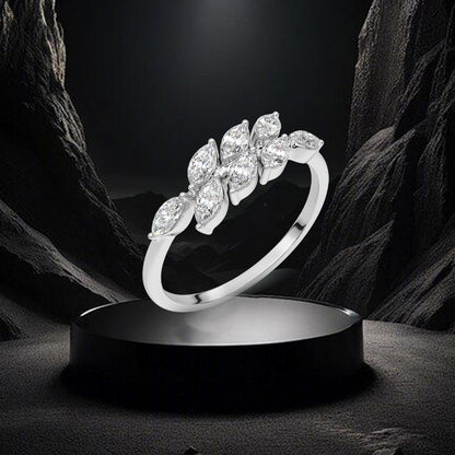 Moissanite Diamond 925 Silver Ring