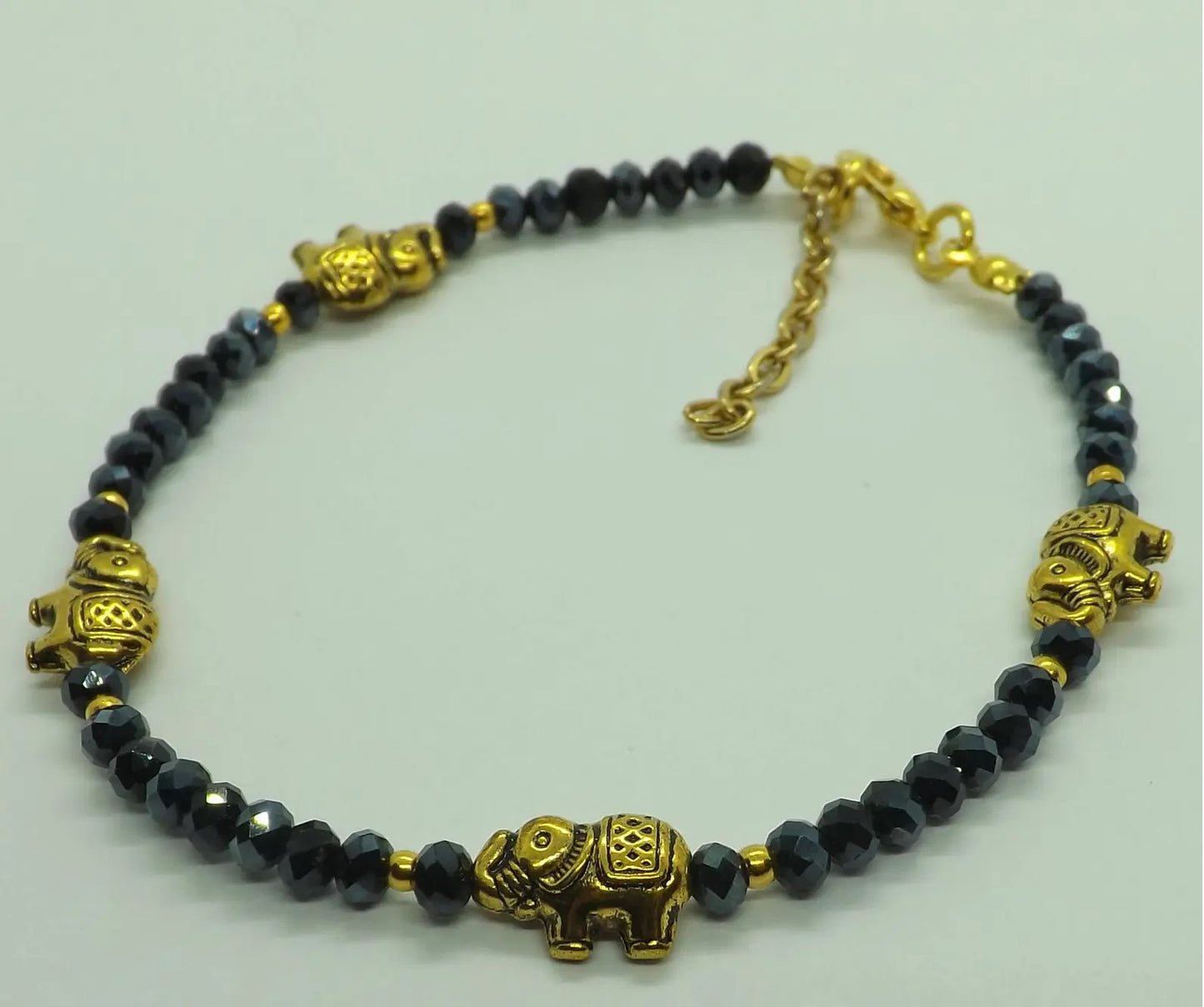 Lucky Elephant 925 Silver Anklet