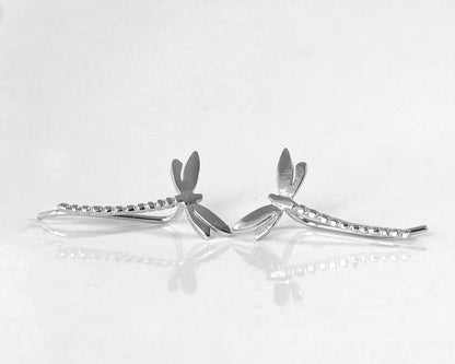 Dragonfly 925 Silver Earring