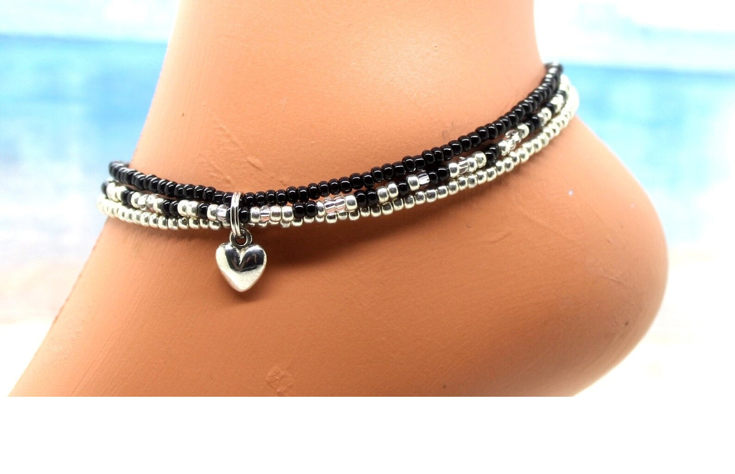 Elastic 925 Silver Anklet