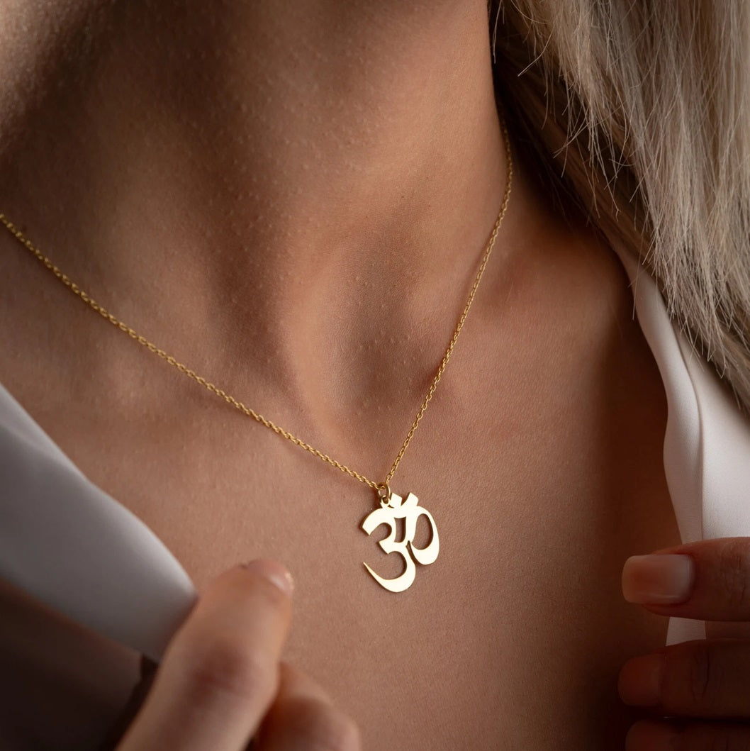 Om 925 Silver Necklace