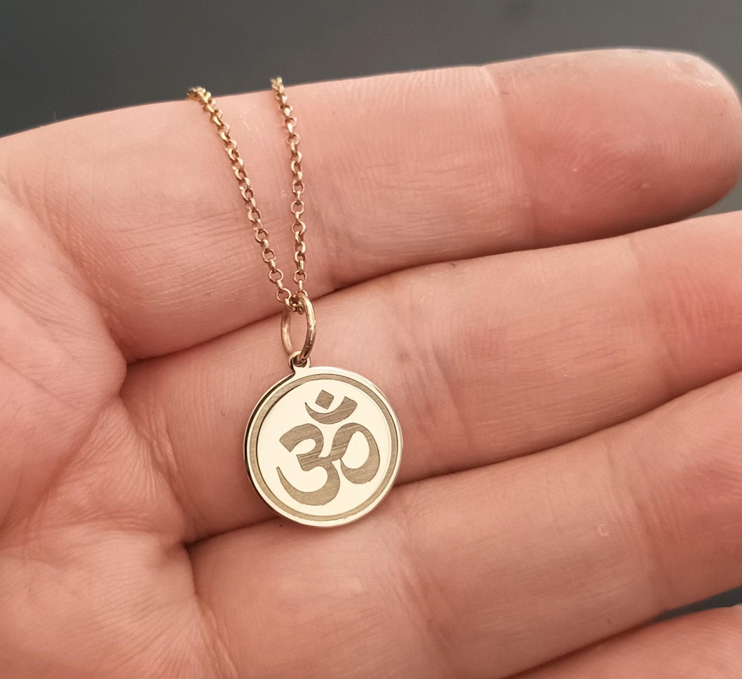 Om 925 Silver Necklace