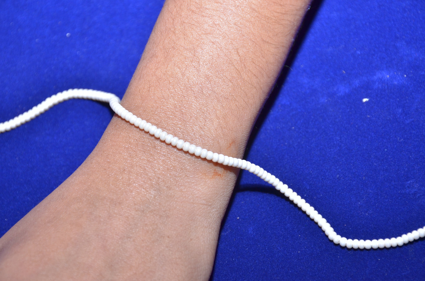 Pearl single silver Bracele