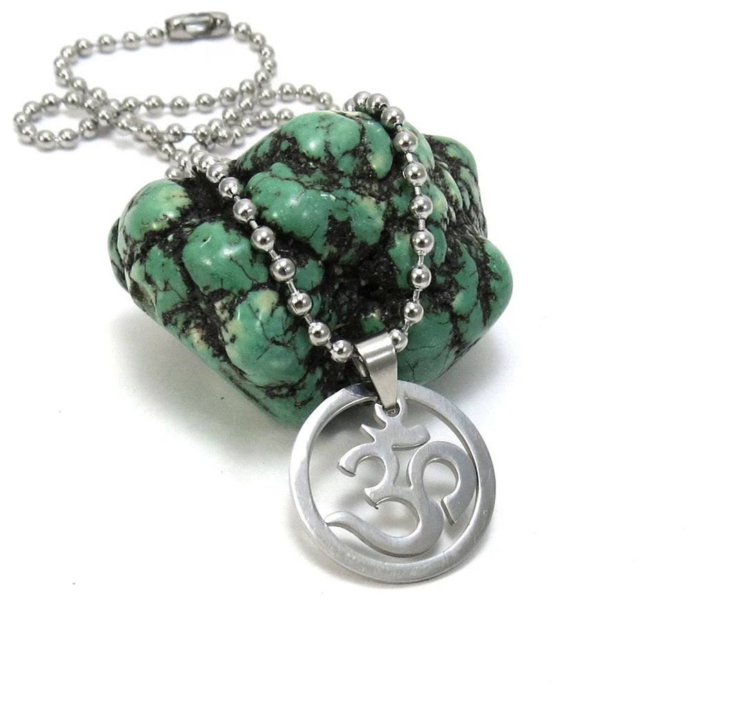 Om 925 Silver Necklace