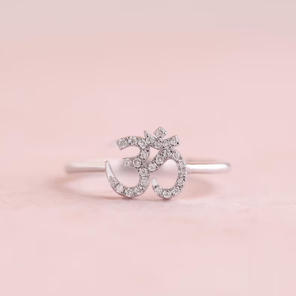 Om 925 Silver Ring