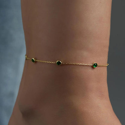 Beach 925 Silver Anklet