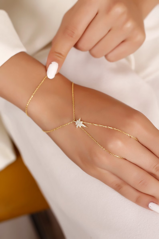 Symbol 925 Silver Hand Chain