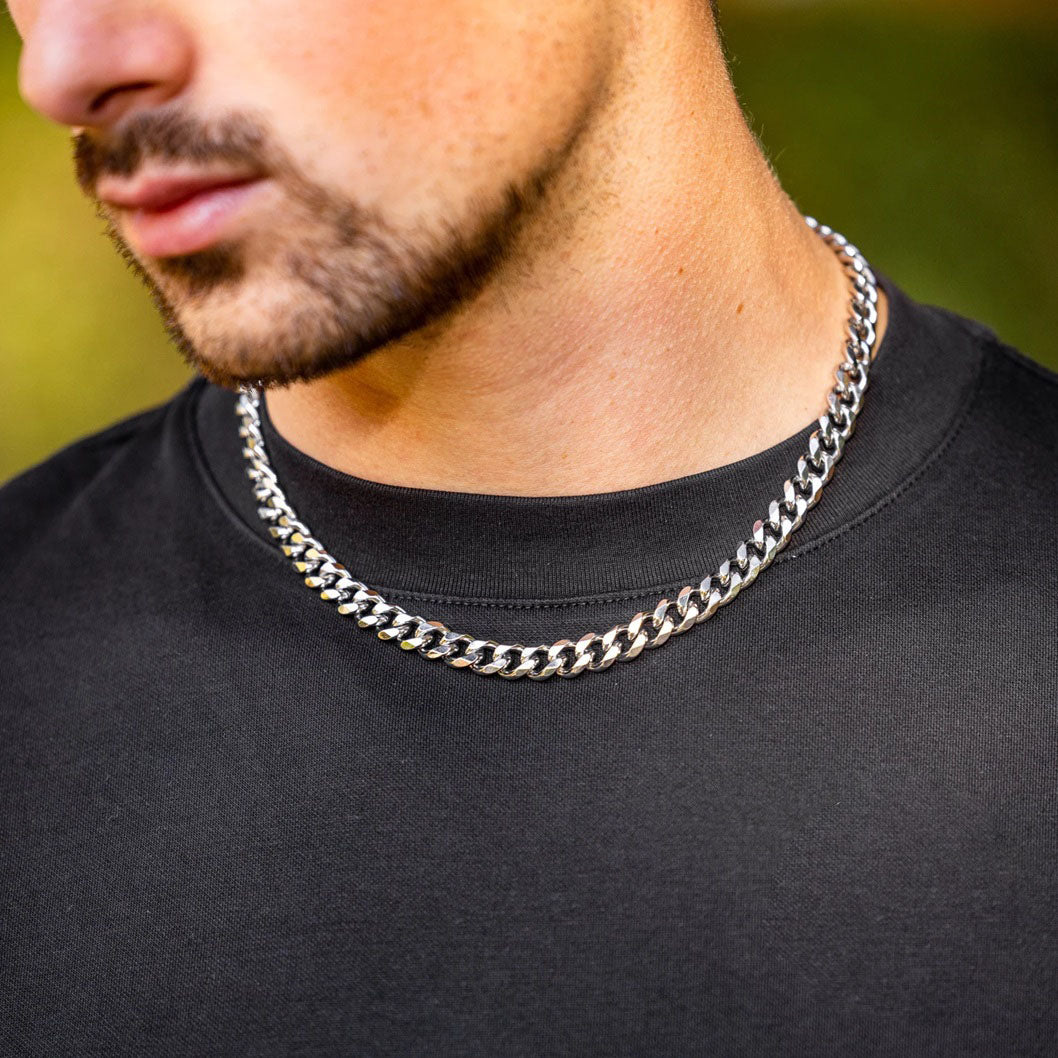 Choker 925 Silver Men's Chain