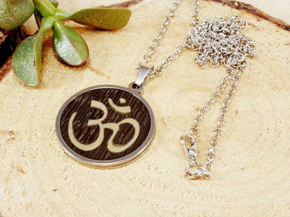 Om 925 Silver Necklace