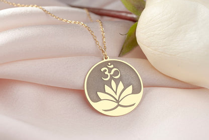 Om 925 Silver Necklace