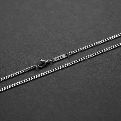 Personalized 925 Silver Men's Chain