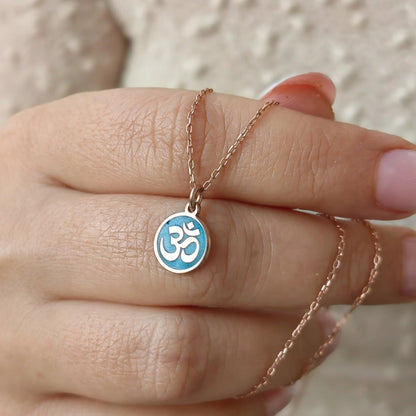 Om 925 Silver Necklace