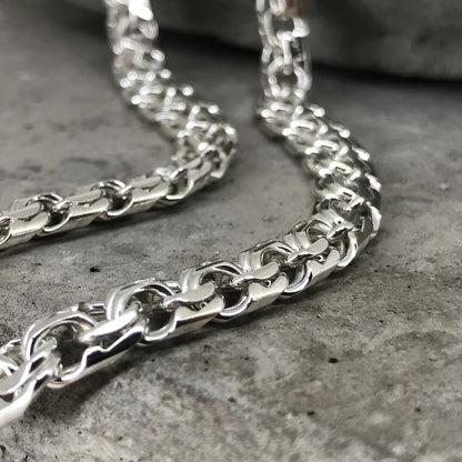 Byzantine 925 Silver Men's Chain