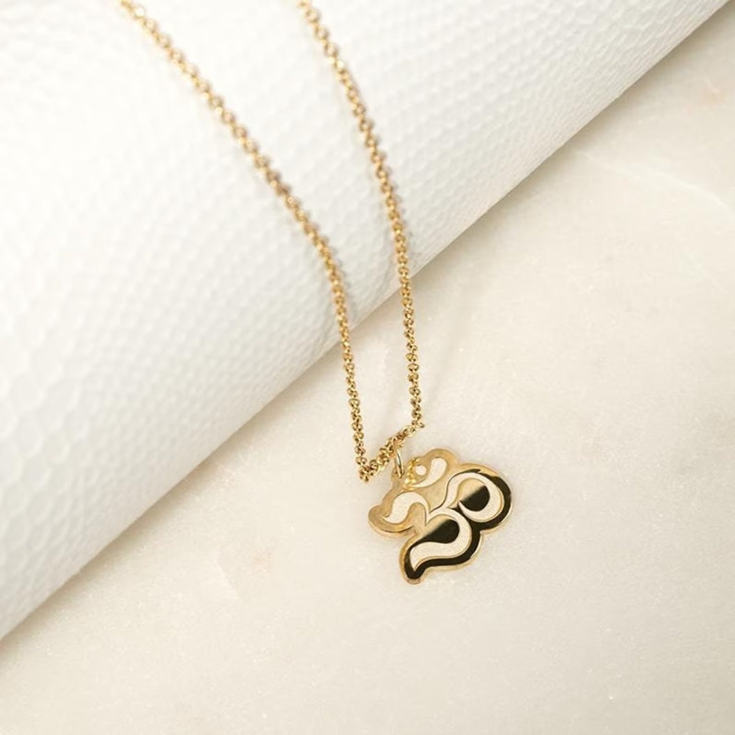 Om 925 Silver Necklace