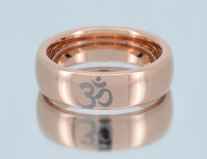 Om 925 Silver Ring