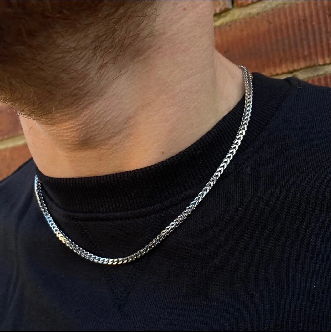 Franco 925 Silver Men's Chain