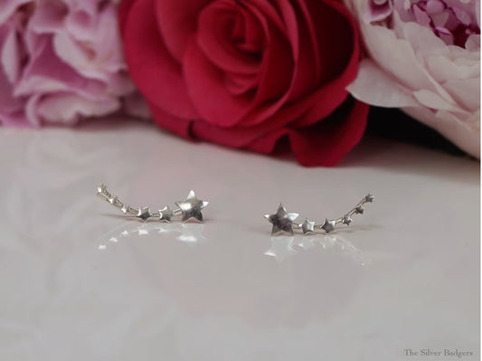 Six Star 925 Silver Earring