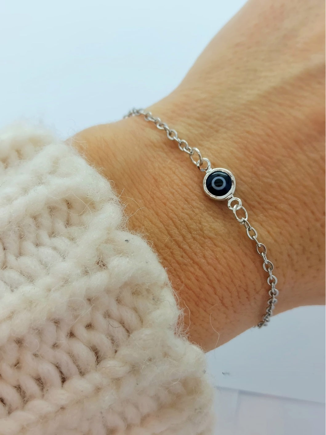 Turkish Evil Eye 925 Silver Bracelet