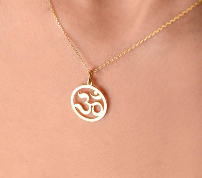 Om 925 Silver Necklace