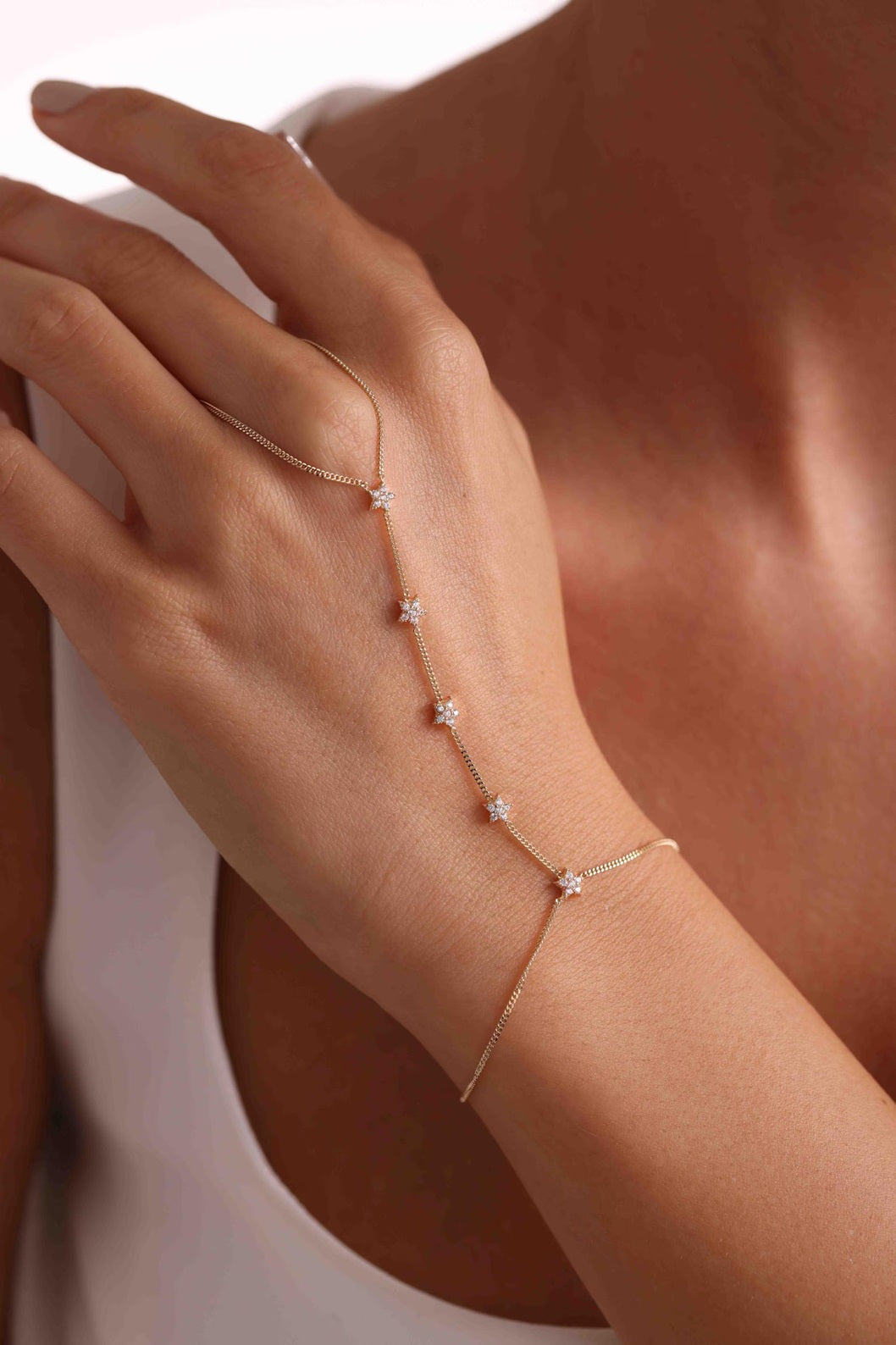 Star 925 Silver Hand Chain