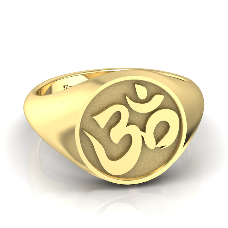 Om 925 Silver Ring