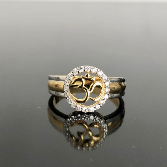 Om 925 Silver Ring