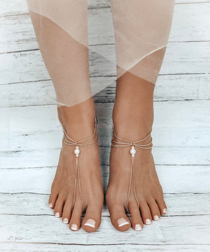 Livy 925 Sliver Foot Chain