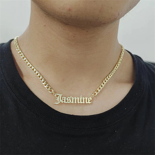 Name 925 Silver Men's Chain