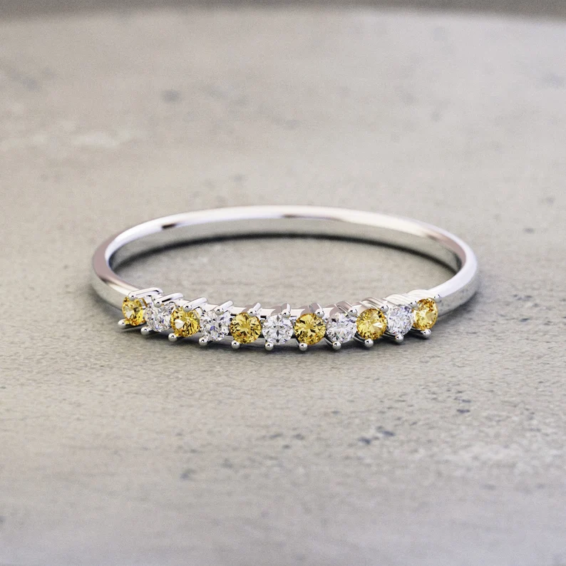 Alternating 925 Eternity Band