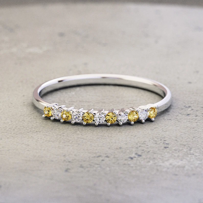 Alternating 925 Eternity Band