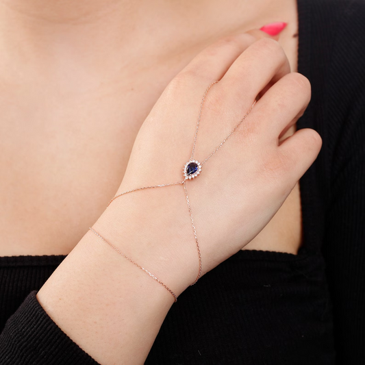 Hand Ring 925 Silver Hand Chain
