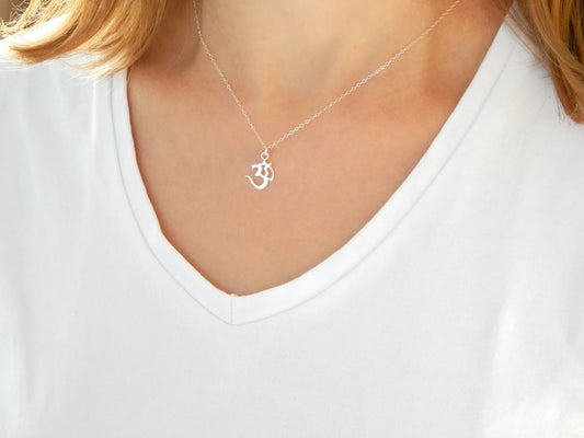 Om 925 Silver Necklace