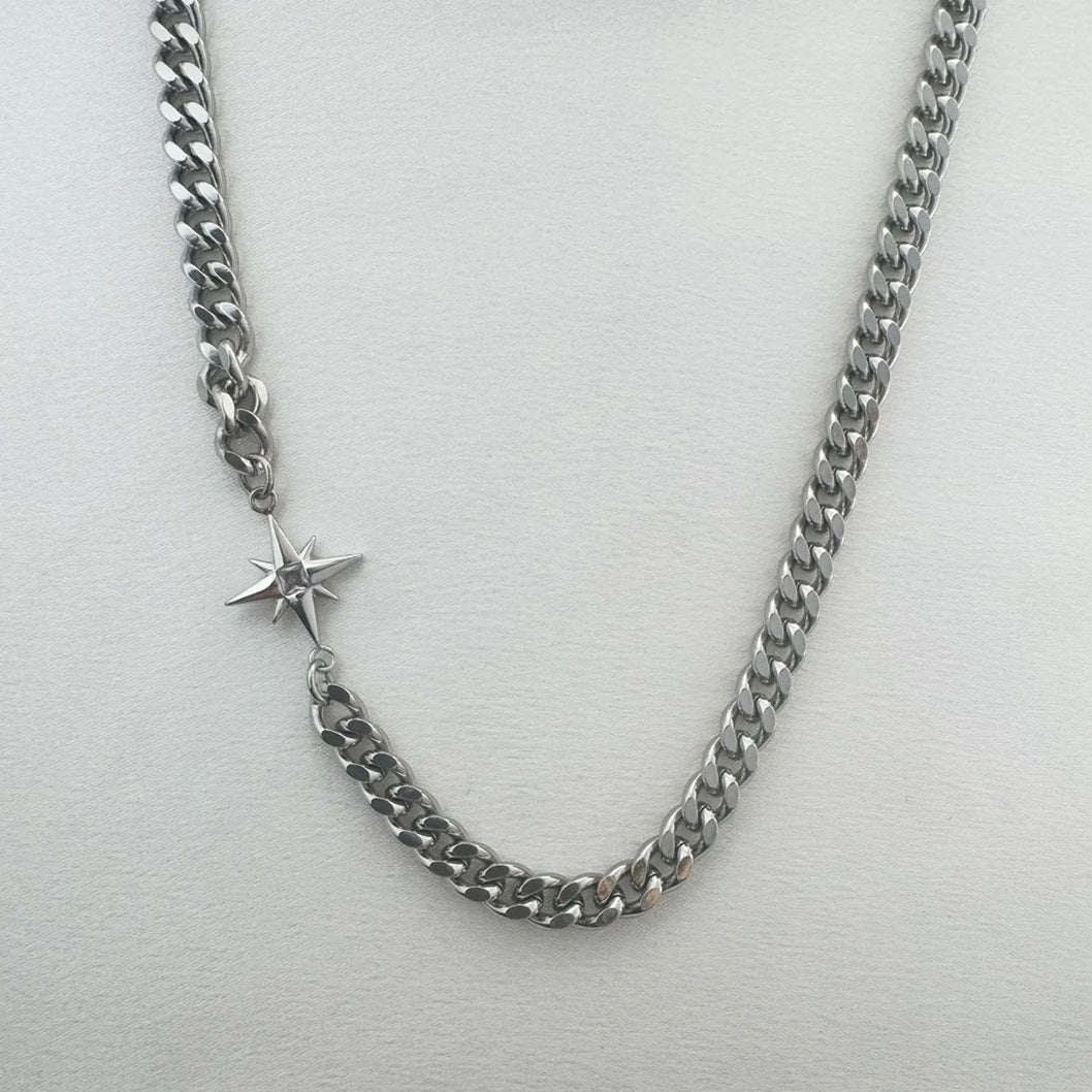 Star Link 925 Silver Men's Chain