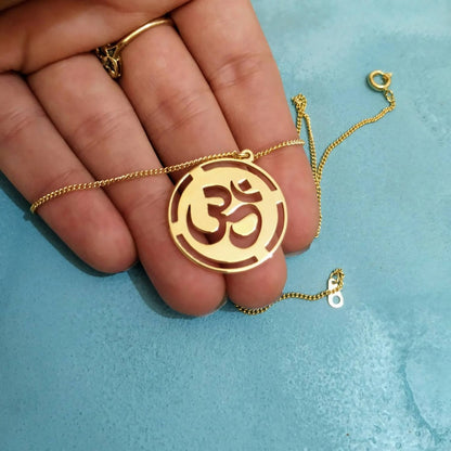 Om 925 Silver Necklace