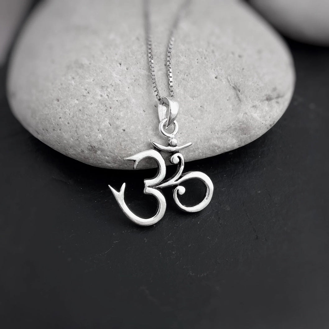 Om 925 Silver Necklace