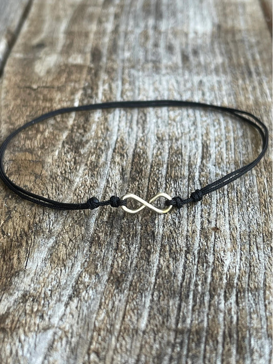 Infinity Simple 925 Silver Anklet