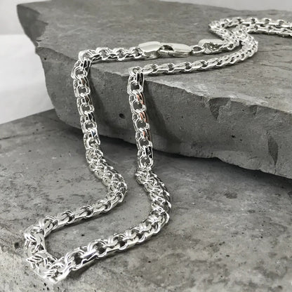 Byzantine 925 Silver Men's Chain