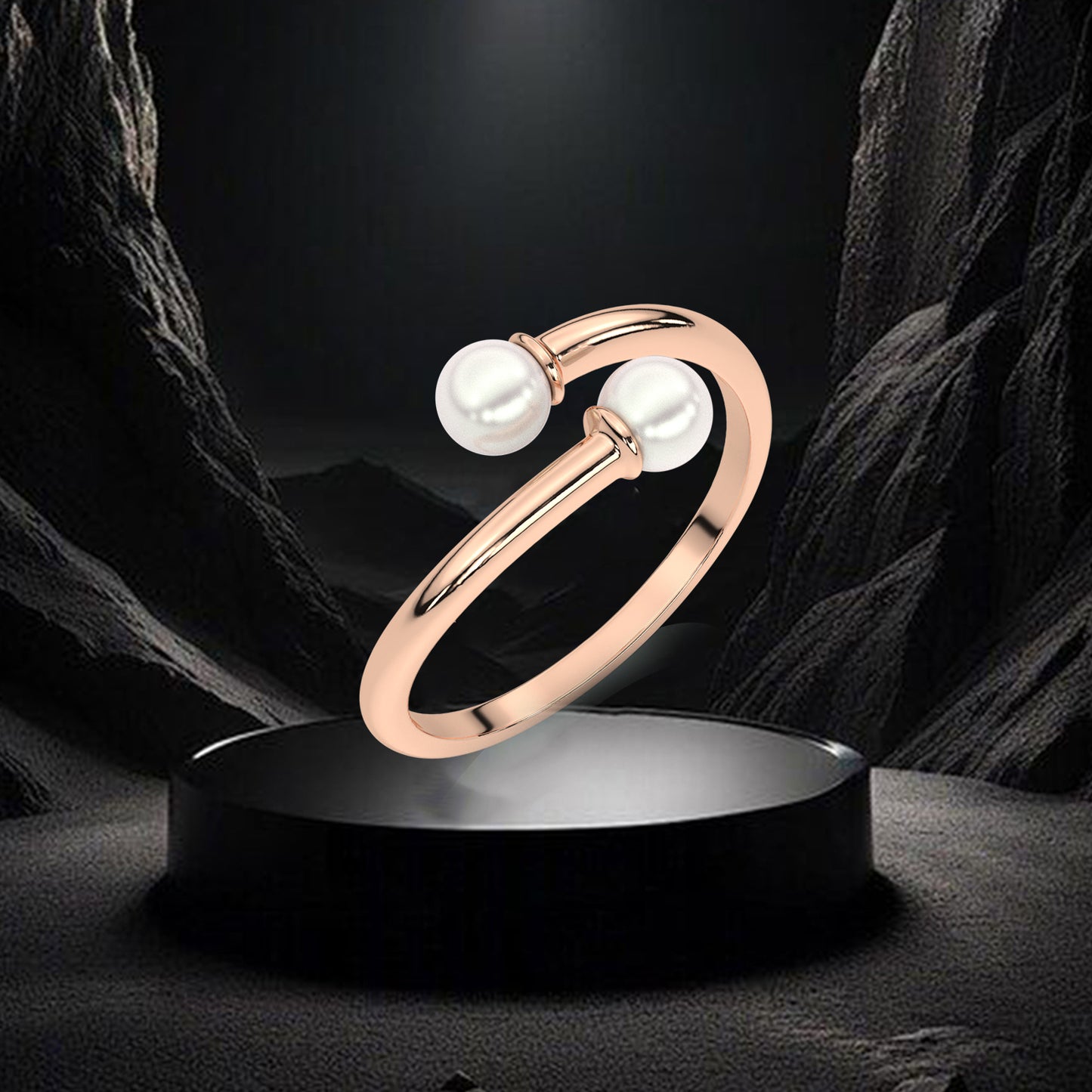 Rose gold Trending Preal 925 Silver Ring