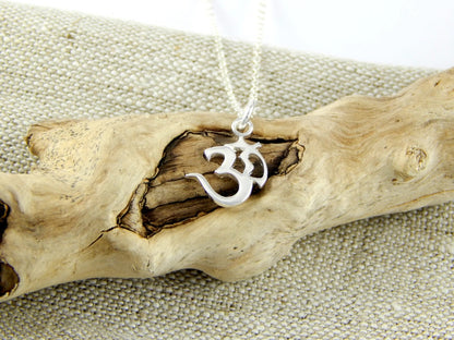 Om 925 Silver Necklace