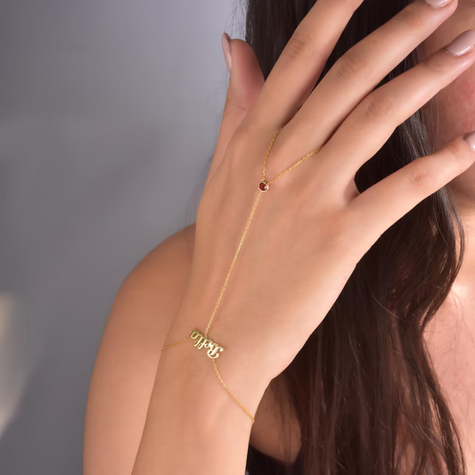 Unique 925 Silver Hand Chain
