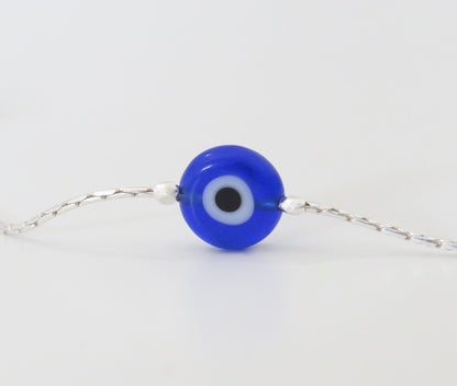 Protection Evil Eye 925 Silver Bracelet