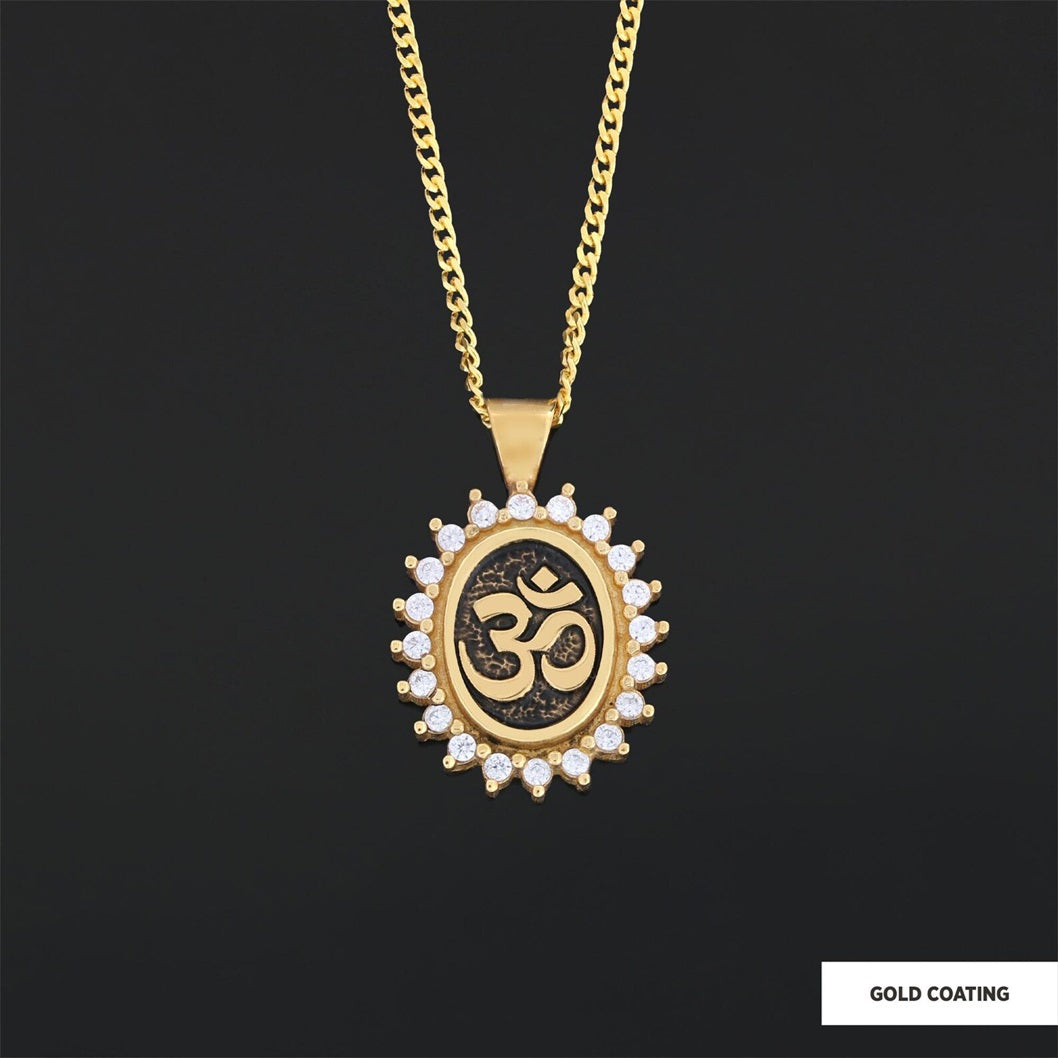 Om 925 Silver Necklace