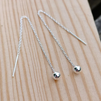Little Ball Sui Dhaga 925 silver Earring