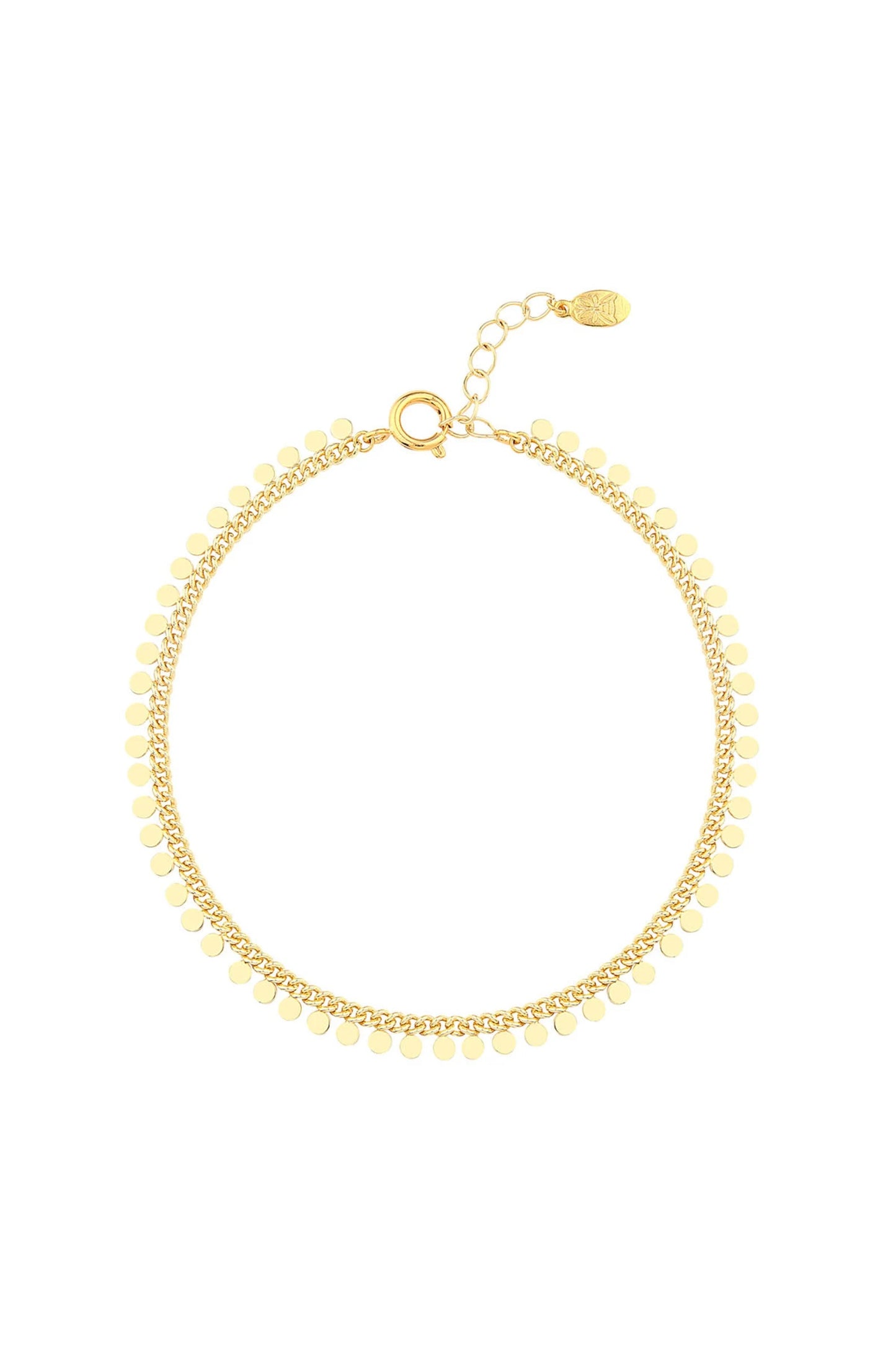 Coins 925 Silver Anklet