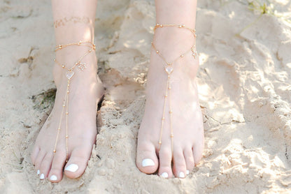 Boho 925 Sliver Foot Chain